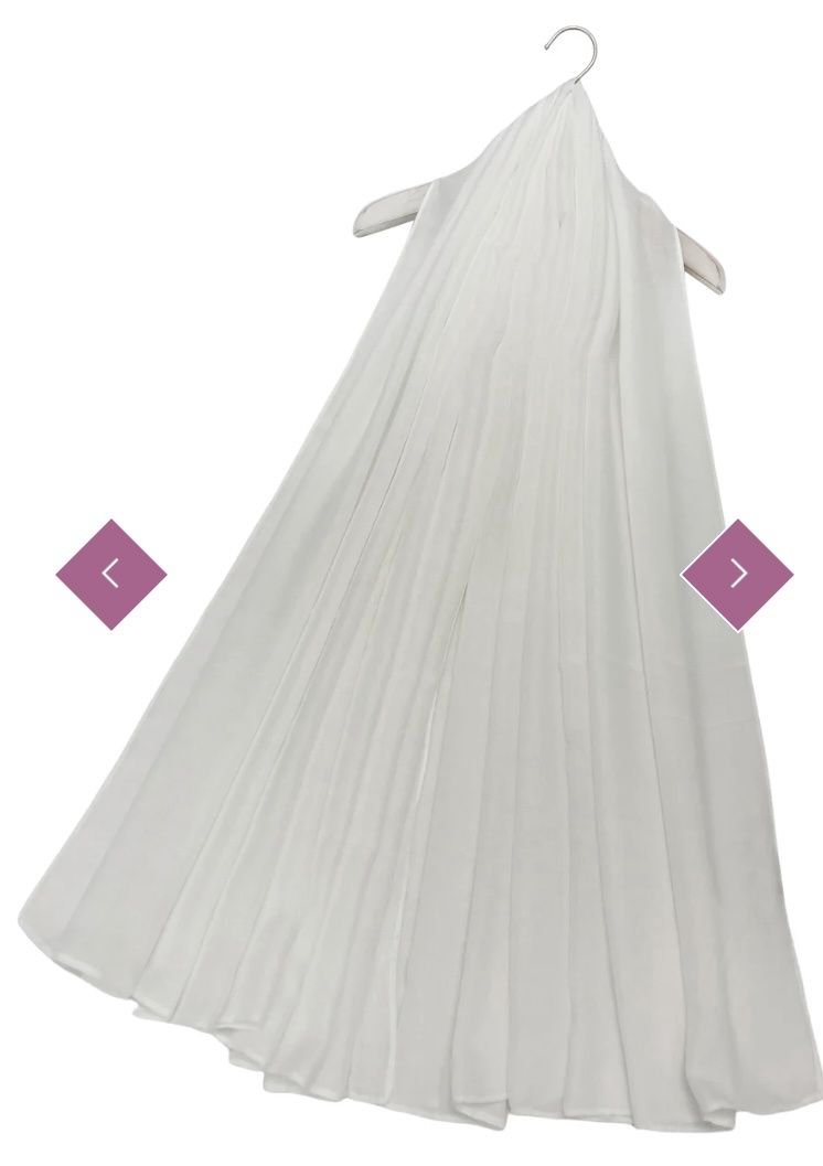 Cotton mix shawl white