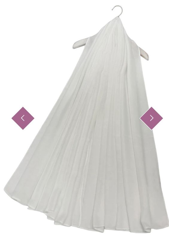 Cotton mix shawl white