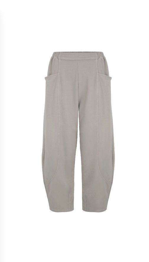 Gina Fango grey jersey cropped bubble trousers