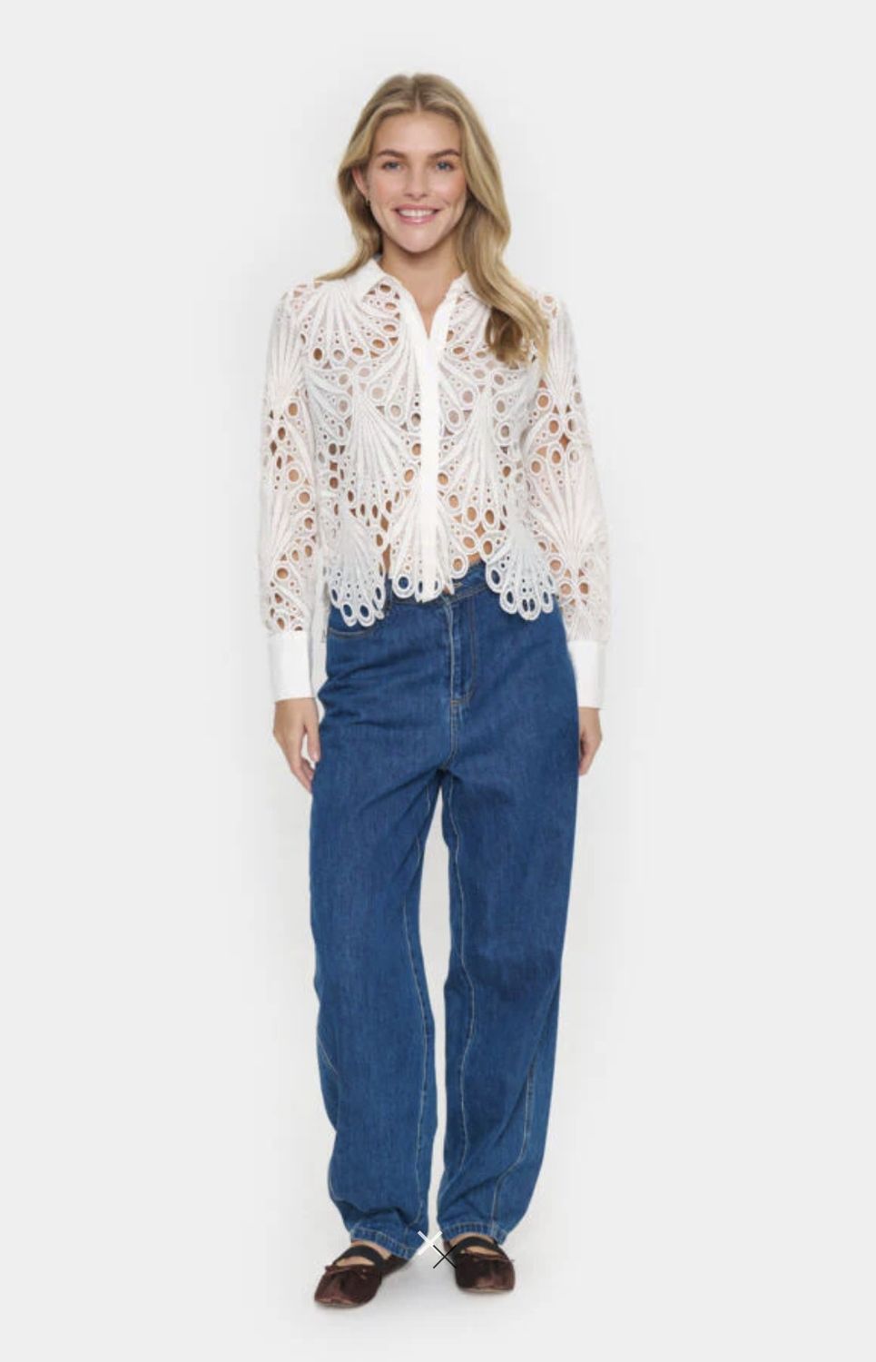 White Jiliana blouse
