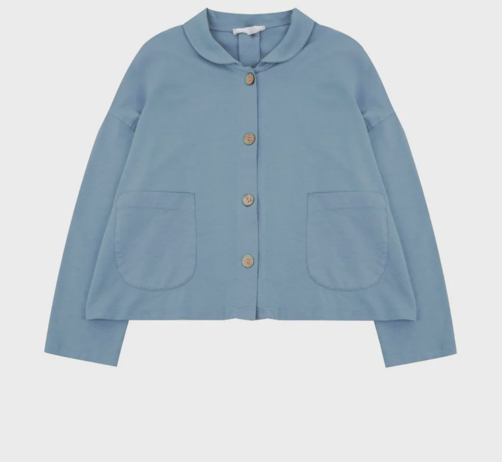 Goldie denim blue jersey jacket