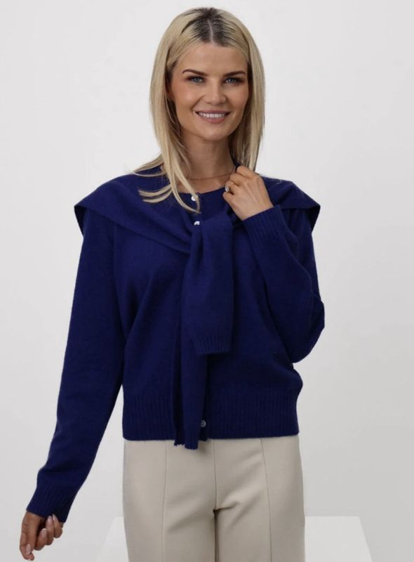 Fern cardigan navy