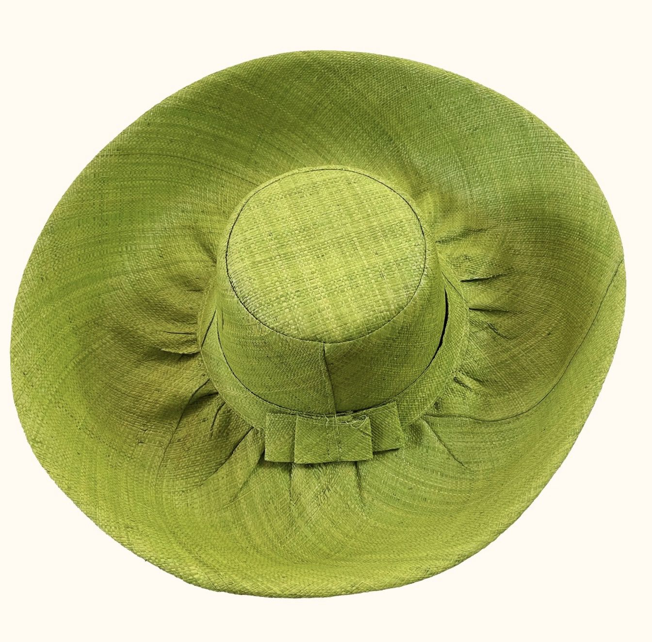 Mimosa hat lime green