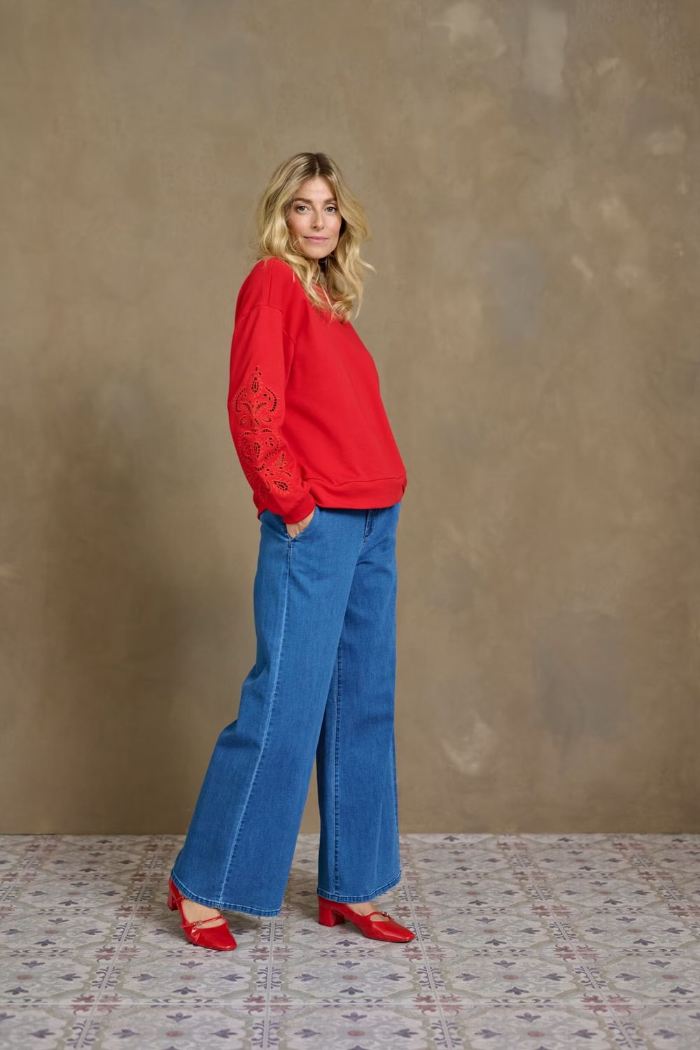 Josie sweatshirt red