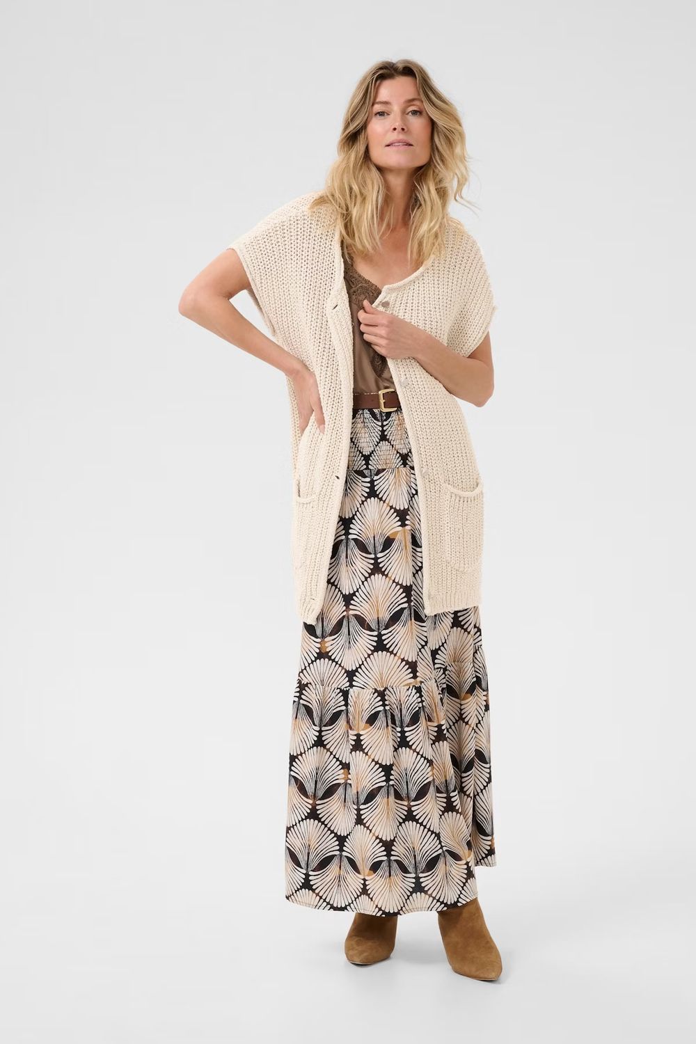 Giveme waistcoat cream