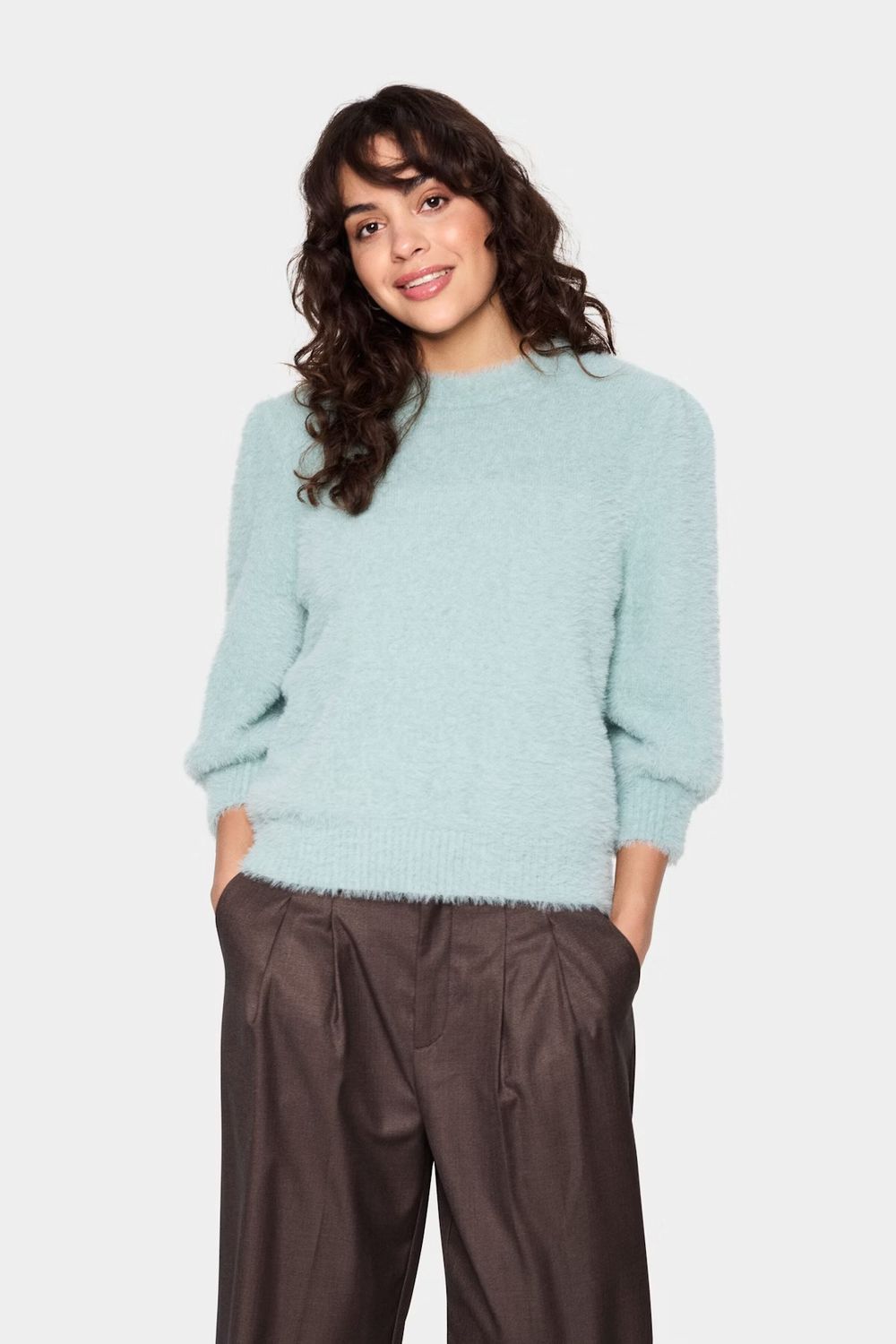 Banni teal blue jumper