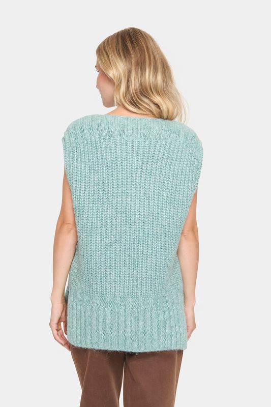 Haily teal blue tank top