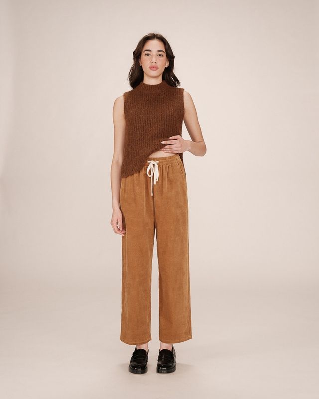 Liberty corduroy trousers ochre yellow