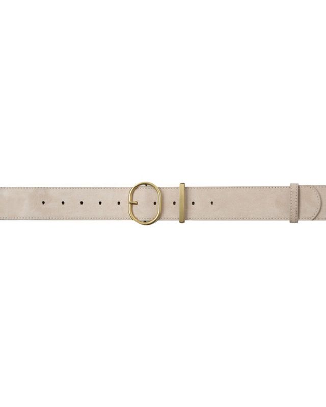 Swinton faux suede belt beige