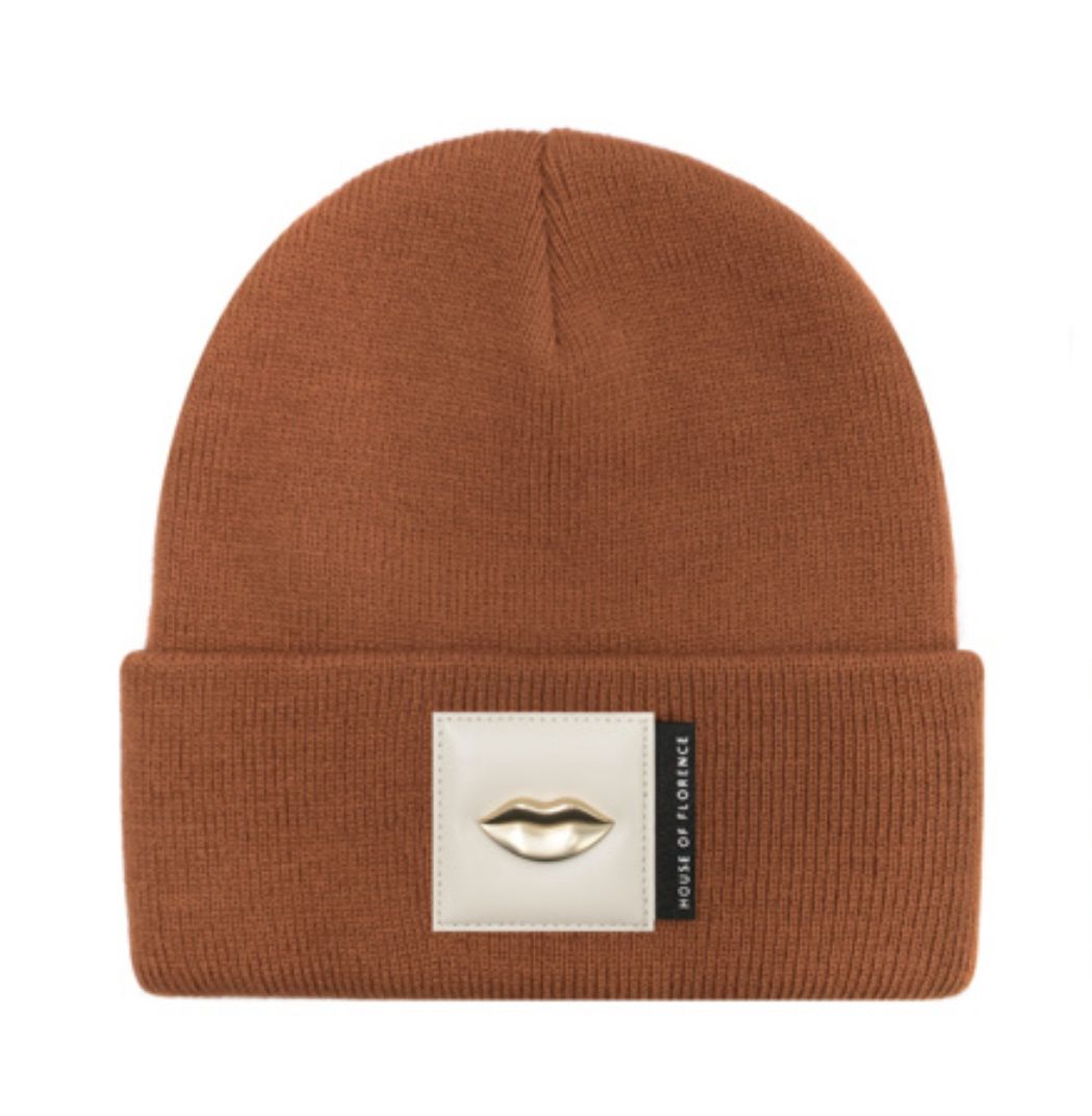Venus beanie rust brown