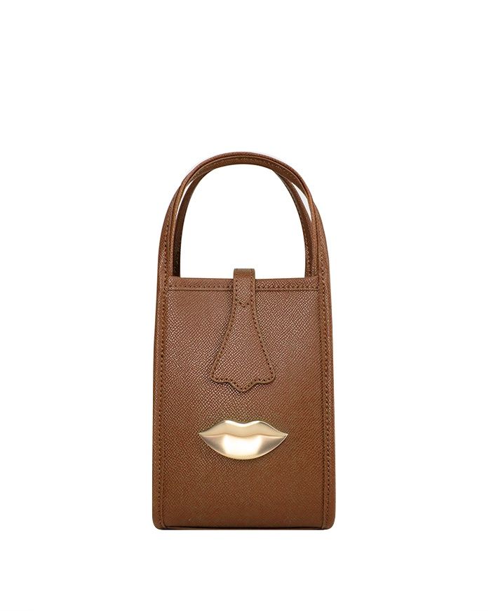 Venus mini tote bag tan