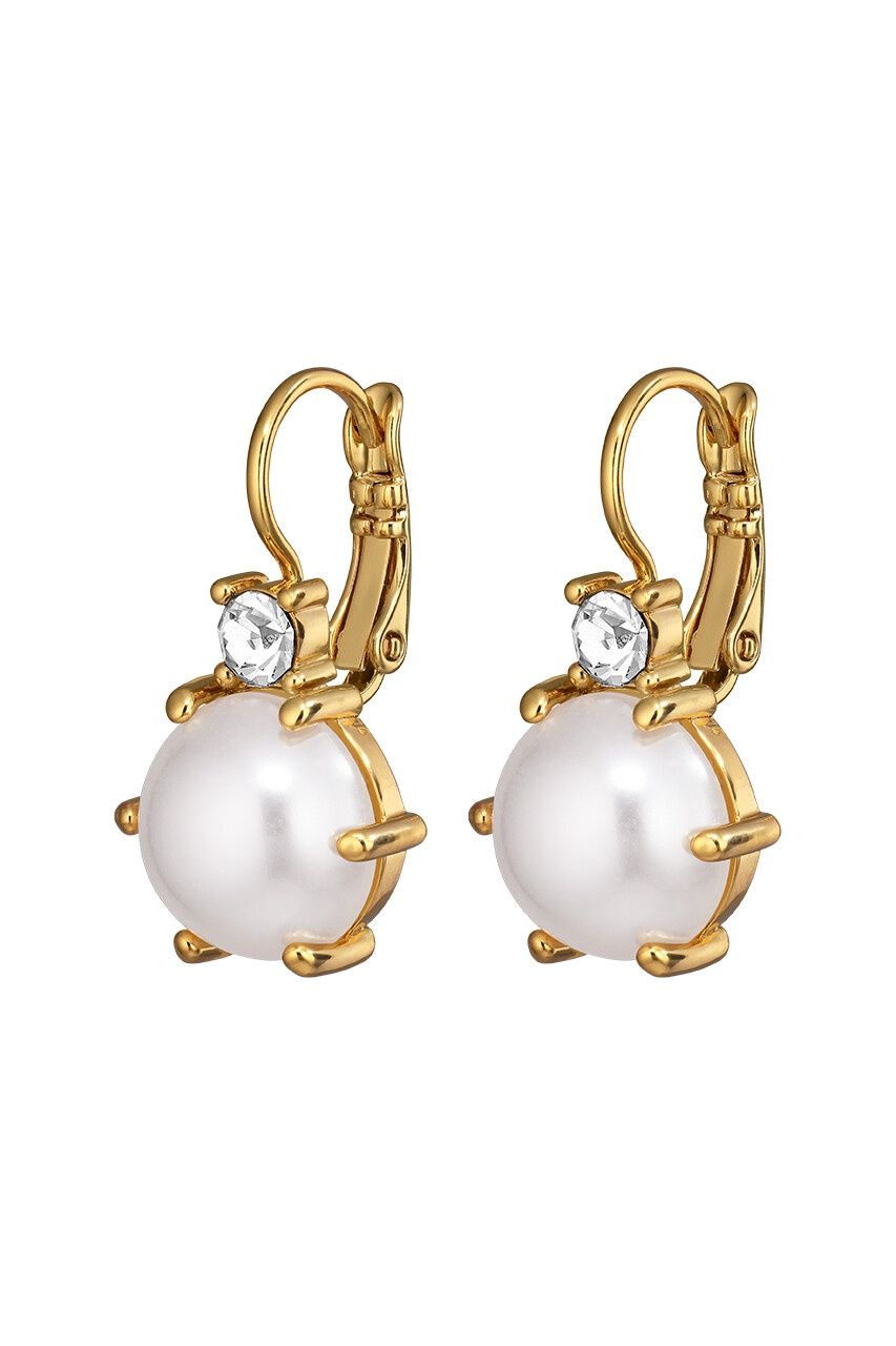 DK Begonia earrings pearl