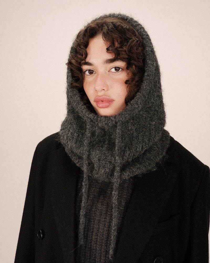 Samourai knitted snood grey