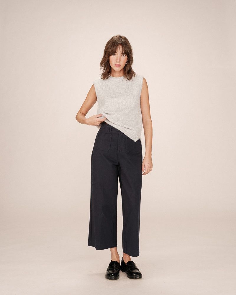 Sole 7/8 trousers navy