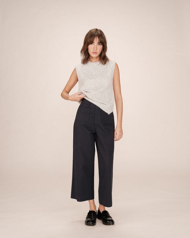 Sole 7/8 trousers navy