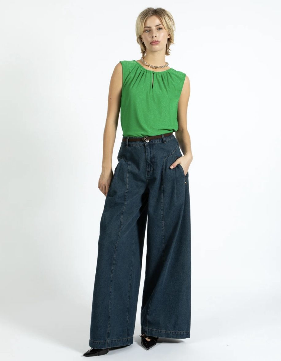 High waisted Anna denim jeans blue