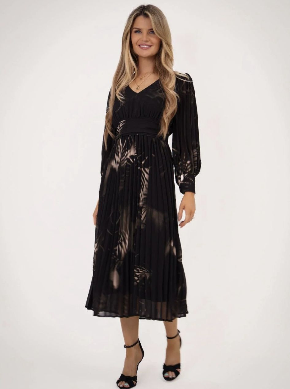 Hannah print black and beige