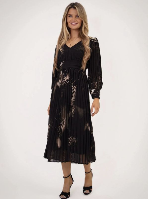 Hannah print black and beige