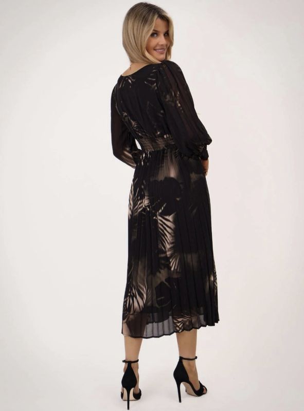 Hannah print black and beige