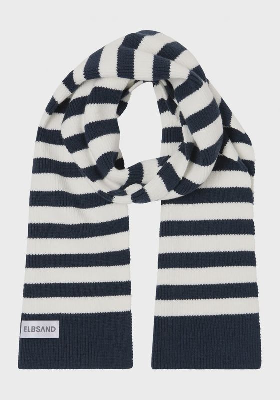 Noelle scarf navy stripe