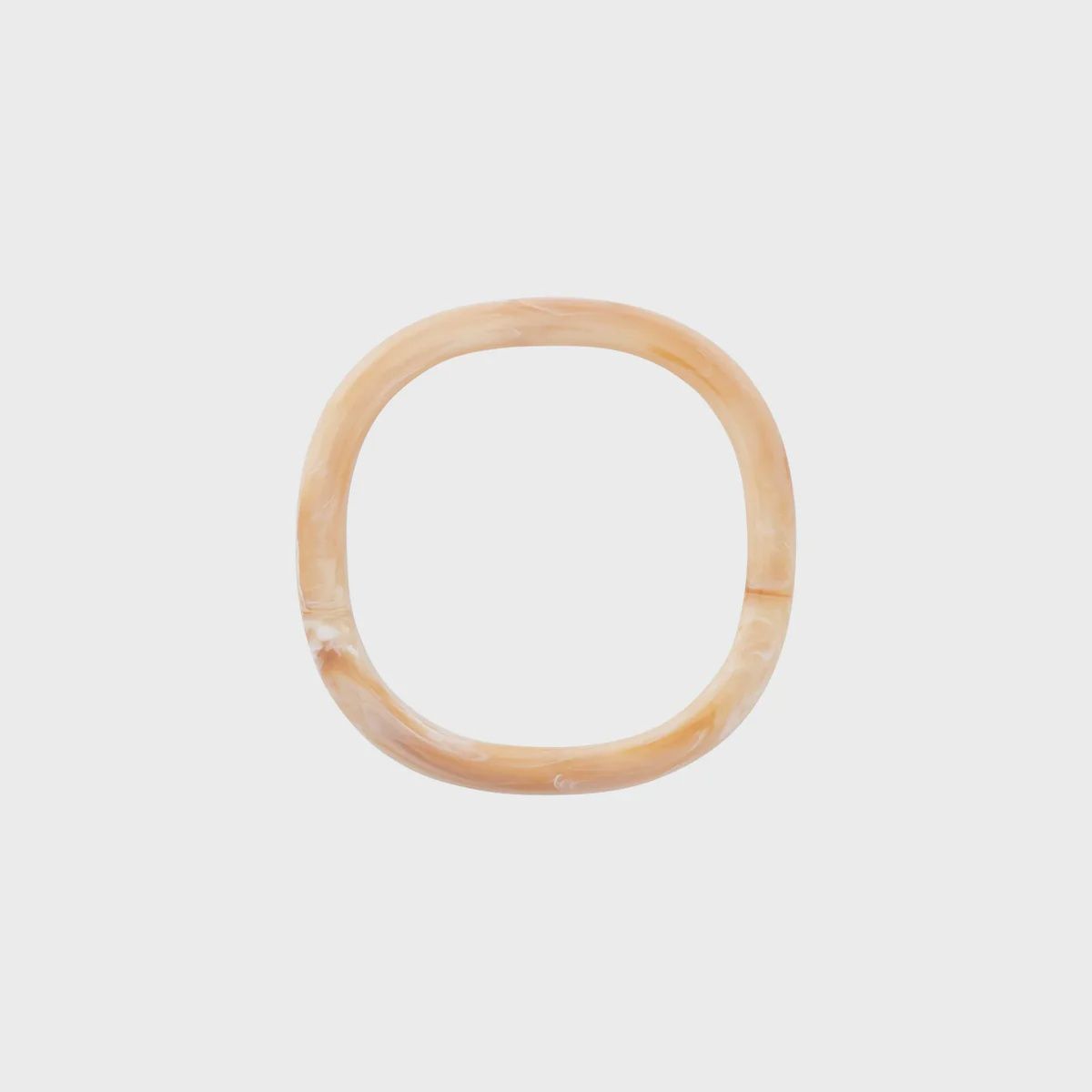 Soft edge bangle crème brulee