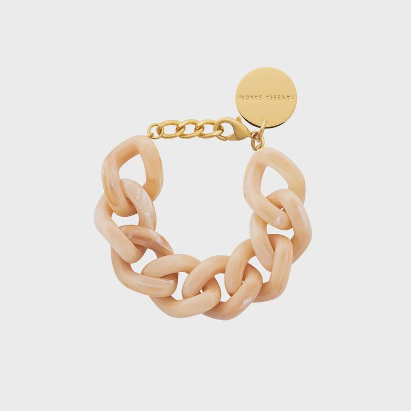 Great chain bracelet deep cream
