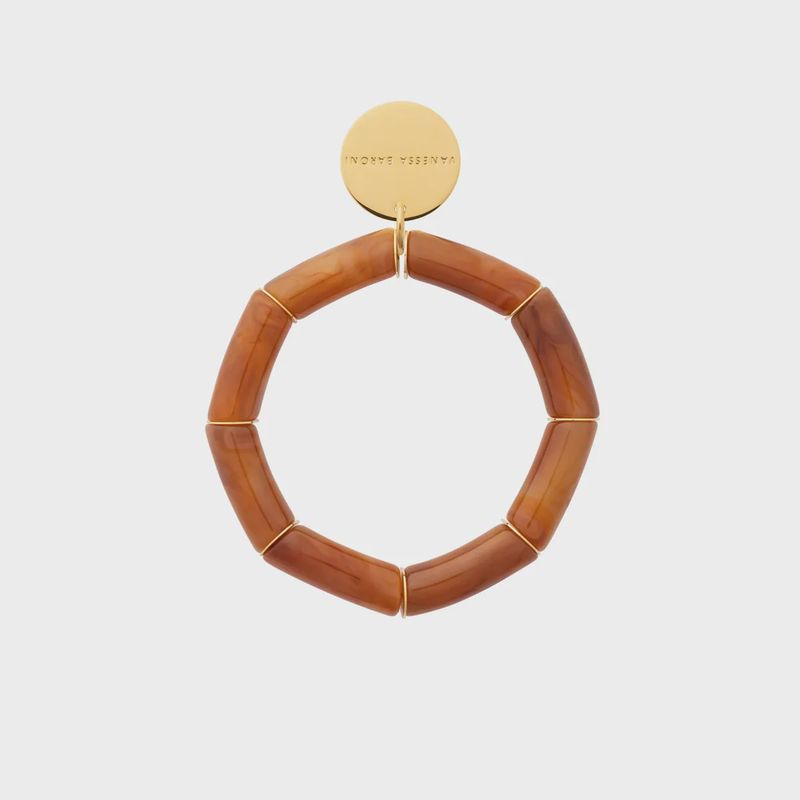 Flex bracelet cognac brown