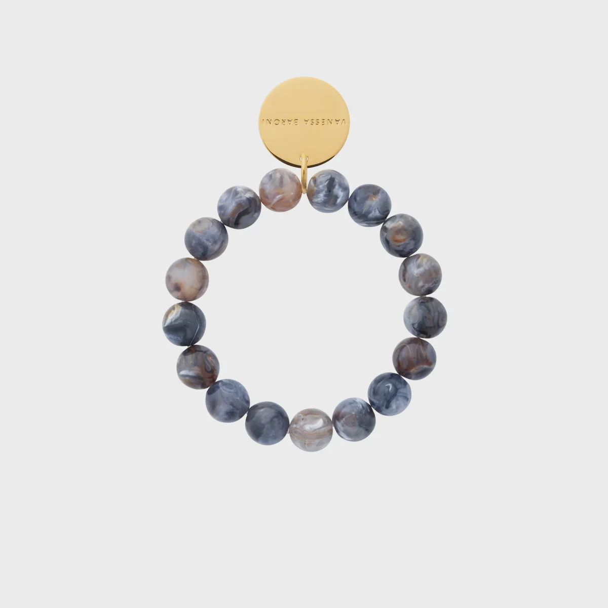 Mini beads flex bracelet dark blue