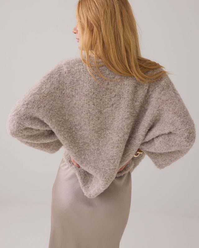 Boucle  jumper beige