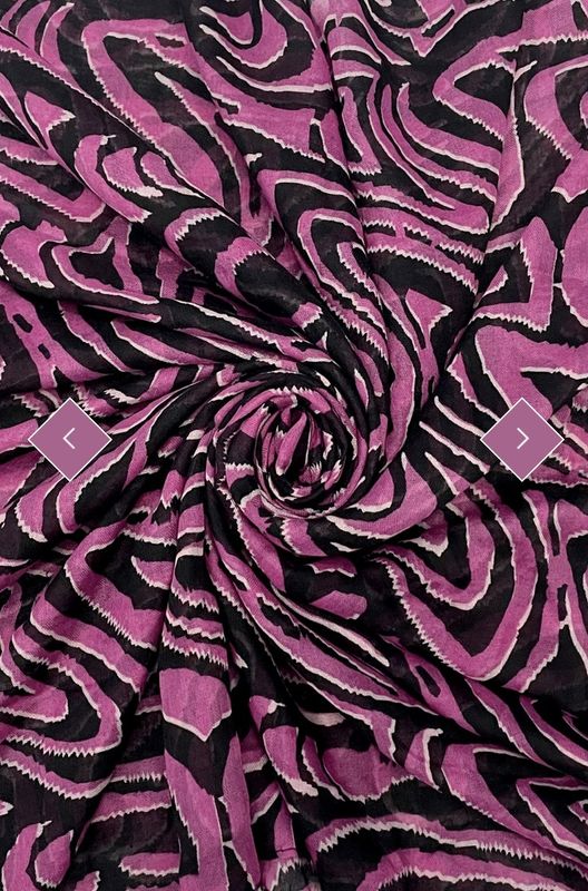 Hot pink animal print scarf