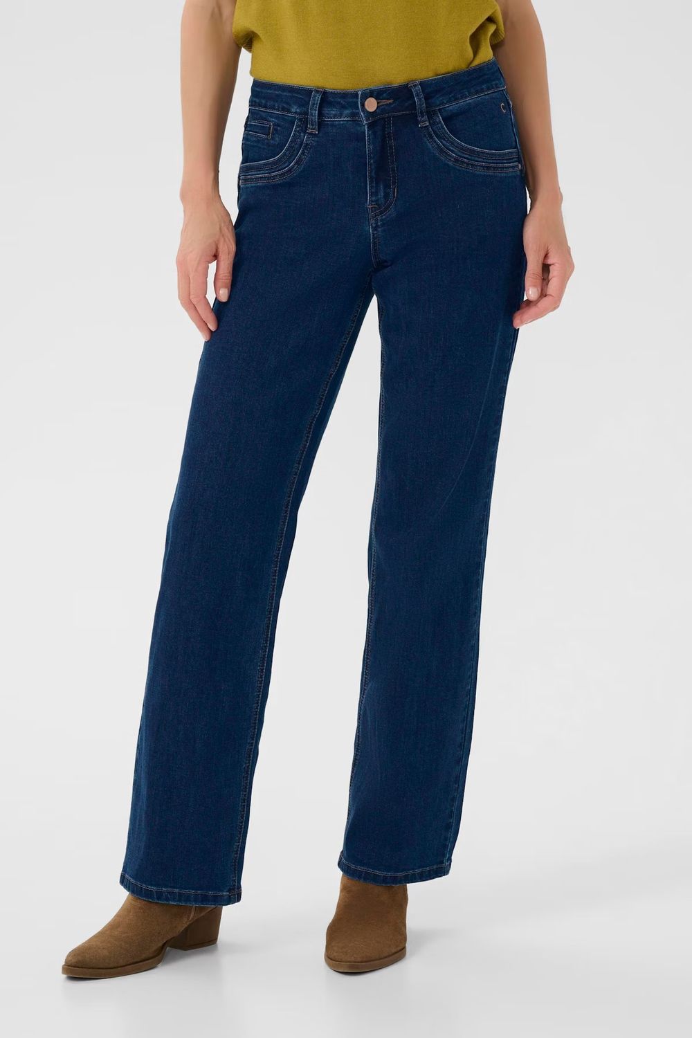 Lone straight leg jeans dark blue