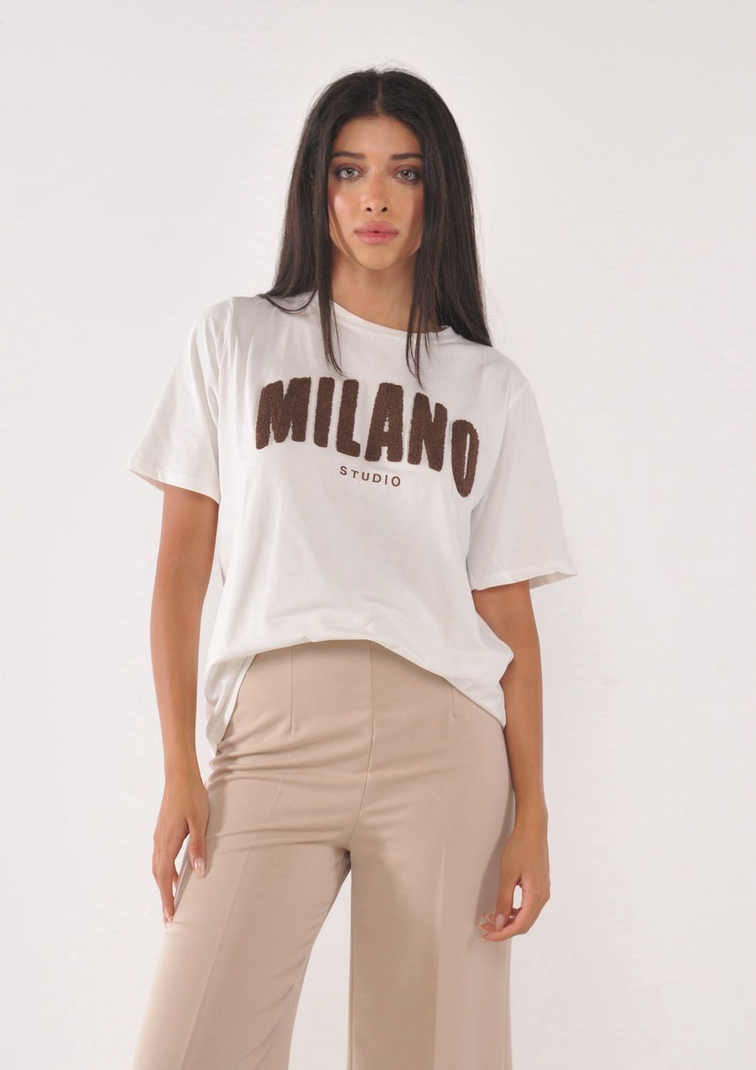 Milano T shirt cream