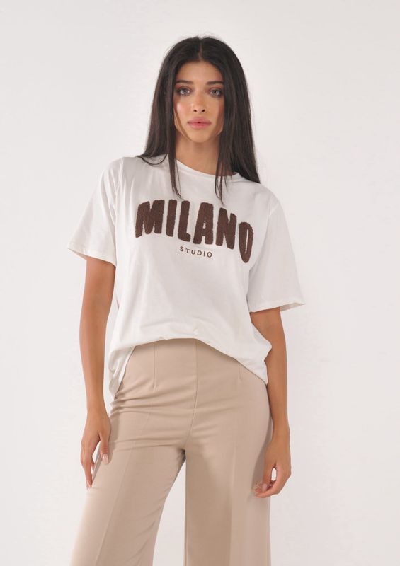 Milano T shirt cream