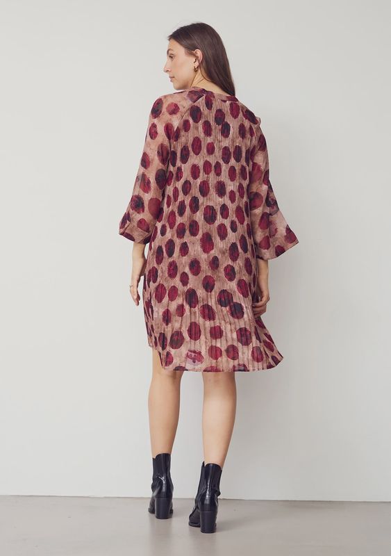 Enge midi dress wine red