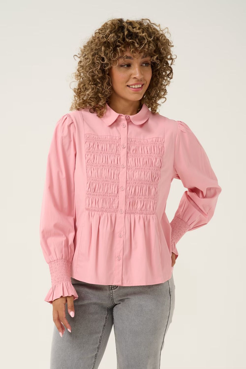 Adeline shirt blush pink