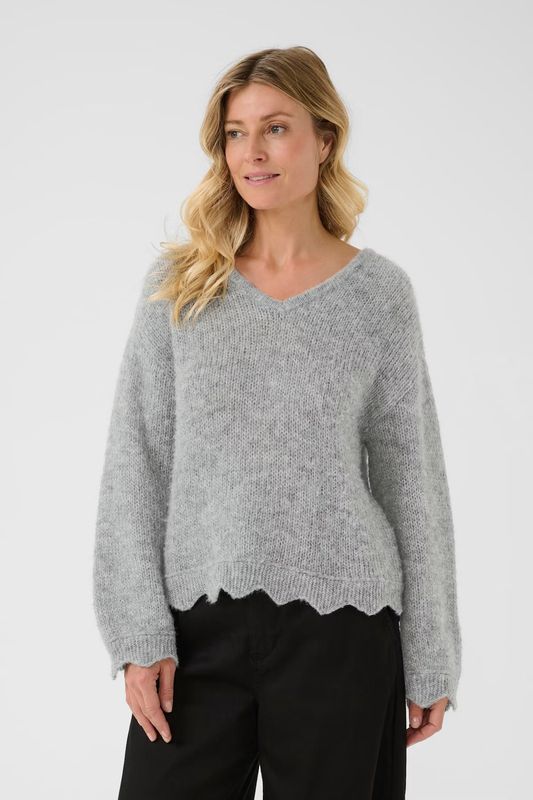 Niso knitted jumper grey