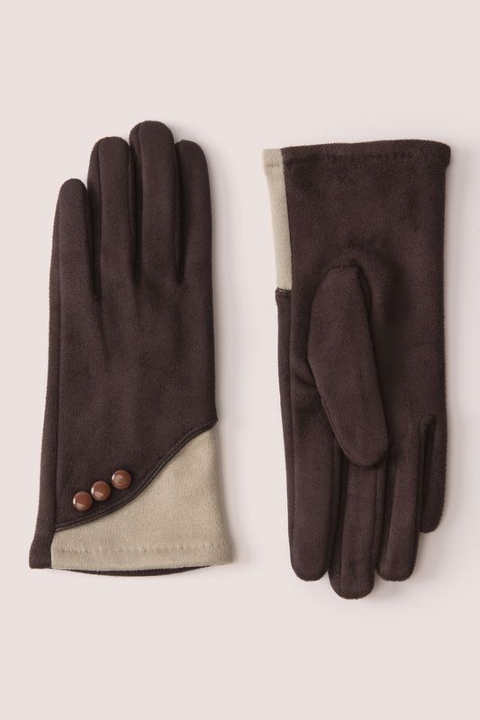 Gloves chocolate brown