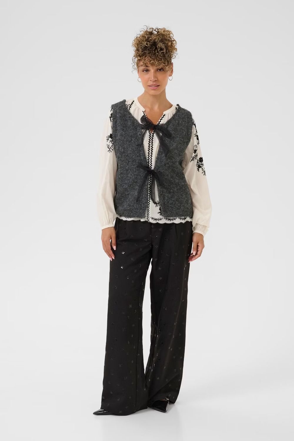 Bulp knitted vest grey