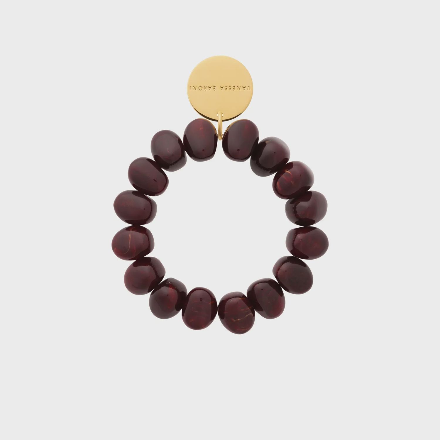 Stone flex bracelet bordeaux marble