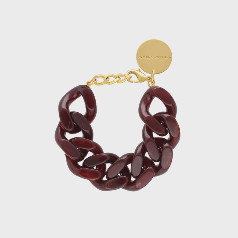 Great bracelet burgundy marble
