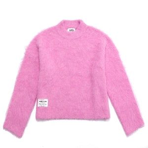 Boxy knitted jumper candy pink
