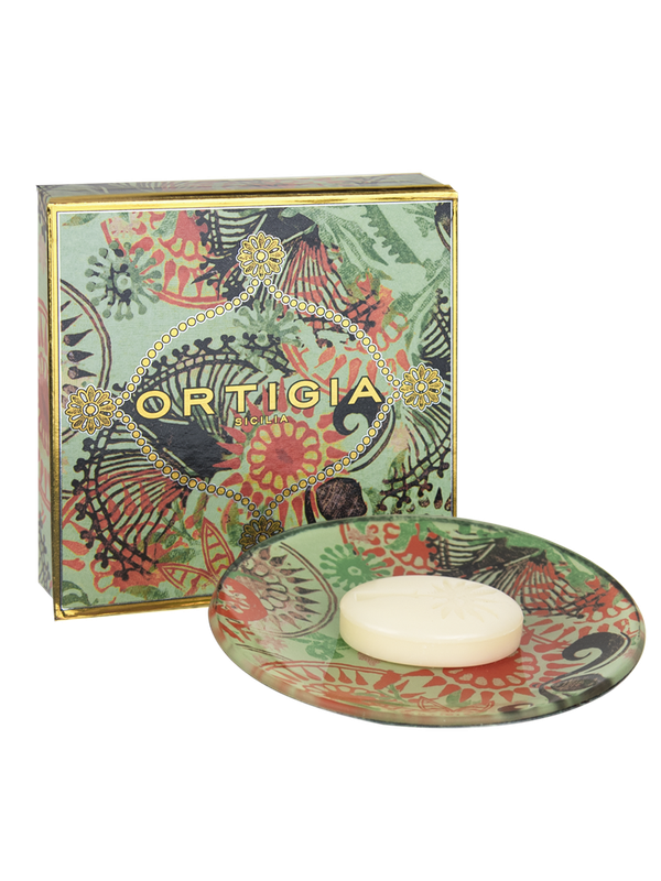 Fico D’India Glass Plate and Soap