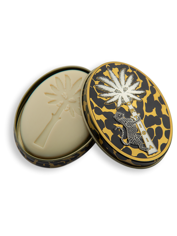 Ambra Nera Soap 25g in tin