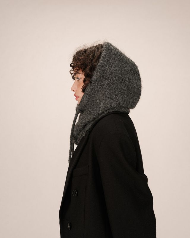 Samourai knitted snood grey