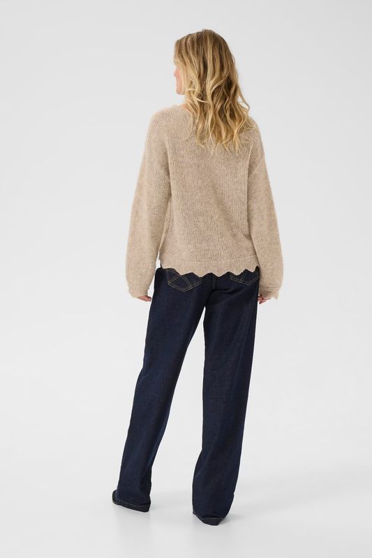 Niso knitted jumper beige