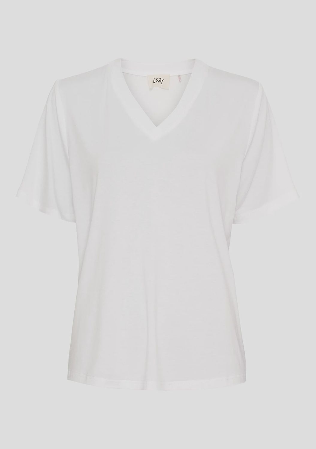 Gritt v-neck t-shirt white