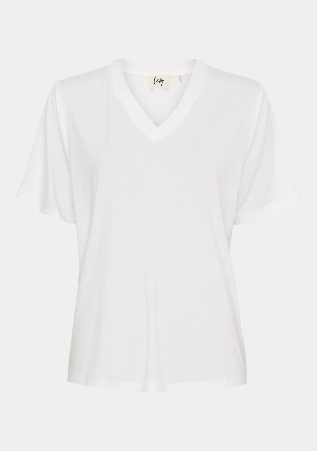 Gritt v-neck t-shirt white
