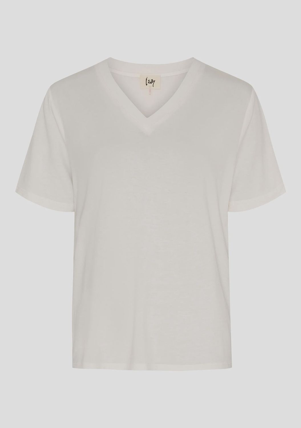 Gritt v-neck t-shirt off white