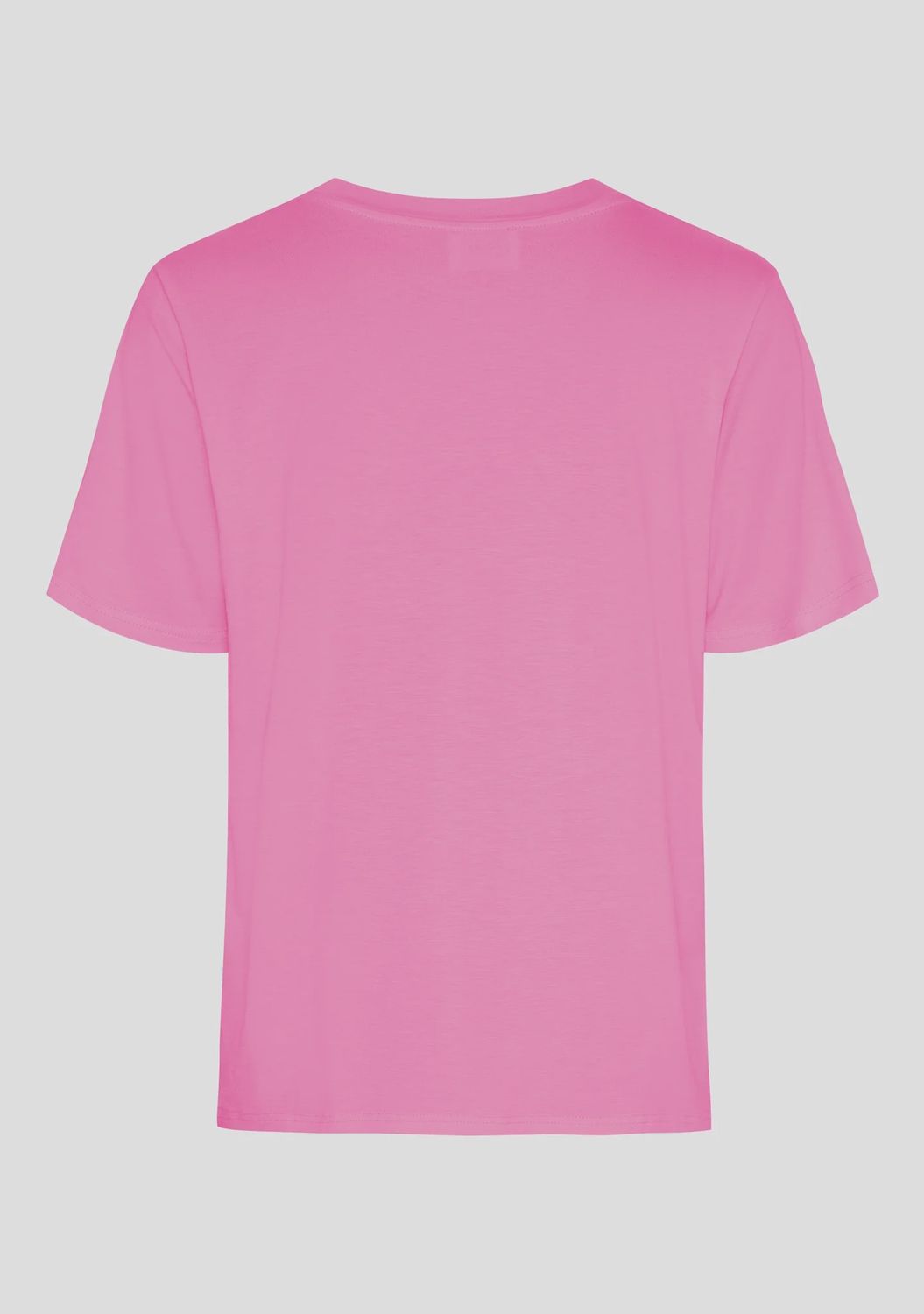 Gritt v-neck t-shirt hot pink