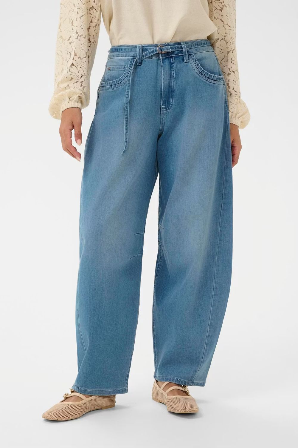 Caysa barrel jeans blue